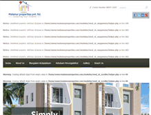 Tablet Screenshot of malainurproperties.com